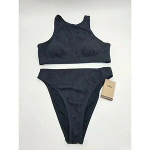 Nike Swim Elevated Essential L (12-14) High-Neck Bikini Top & High-Waist Bottoms